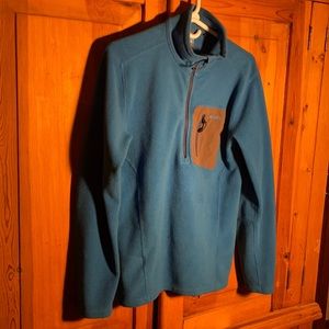 Vintage Eddie Bauer 1/4 zip pullover micro fleece (s)